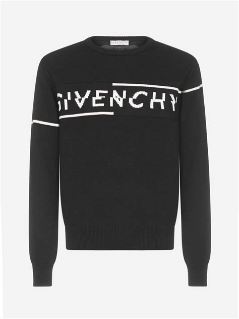 givenchy pullover black white ärmel|Givenchy crest sweatshirt.